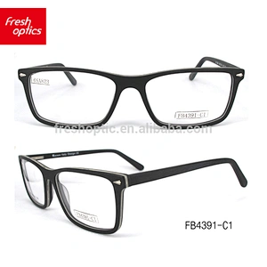 FB4391 wooden optical frames wholesale designer glasses popular acetate eyewear