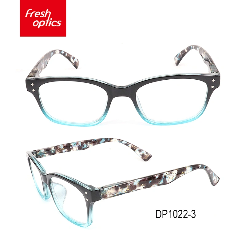 DP1022 Attractive price new type cheap round reading glasses with led lights