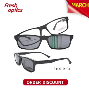 FT0019 Mens Polarized Sunglasses Ultem, Slim Clip On Sunglasses