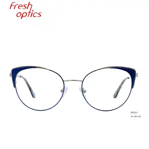 Wenzhou manufacture designer style metal optical frames glasses