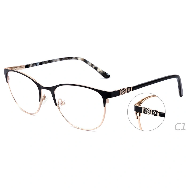 Best selling fashion ready stock metal optical eyeglasses frames