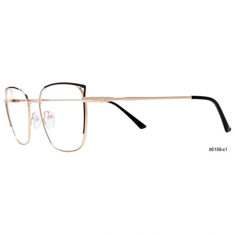 fashion women red cat fresh glasses metal optical frames manufacture