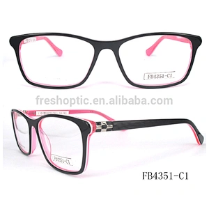 FB4351 Wholesale acetate frames luxury low price optics eyewear
