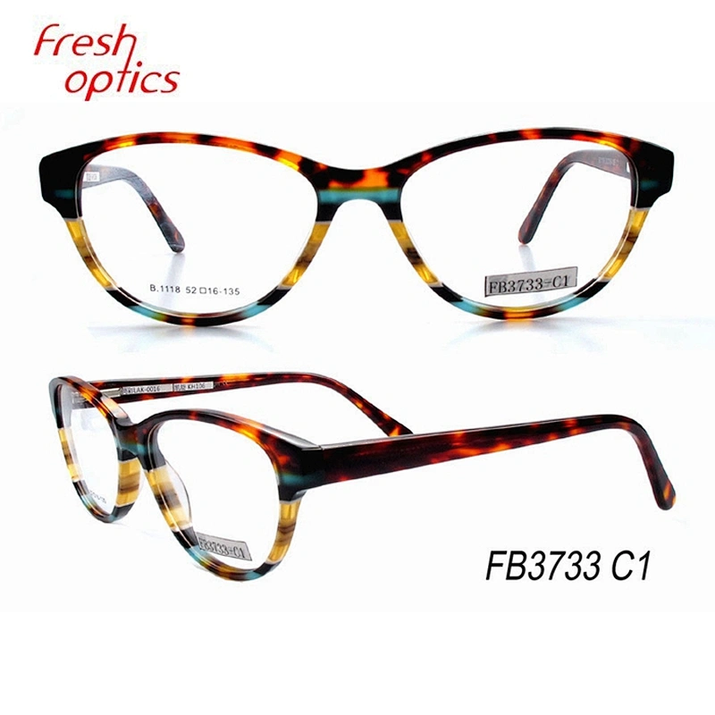 Fashion Acetate Optical Frame Design Eye Glasses