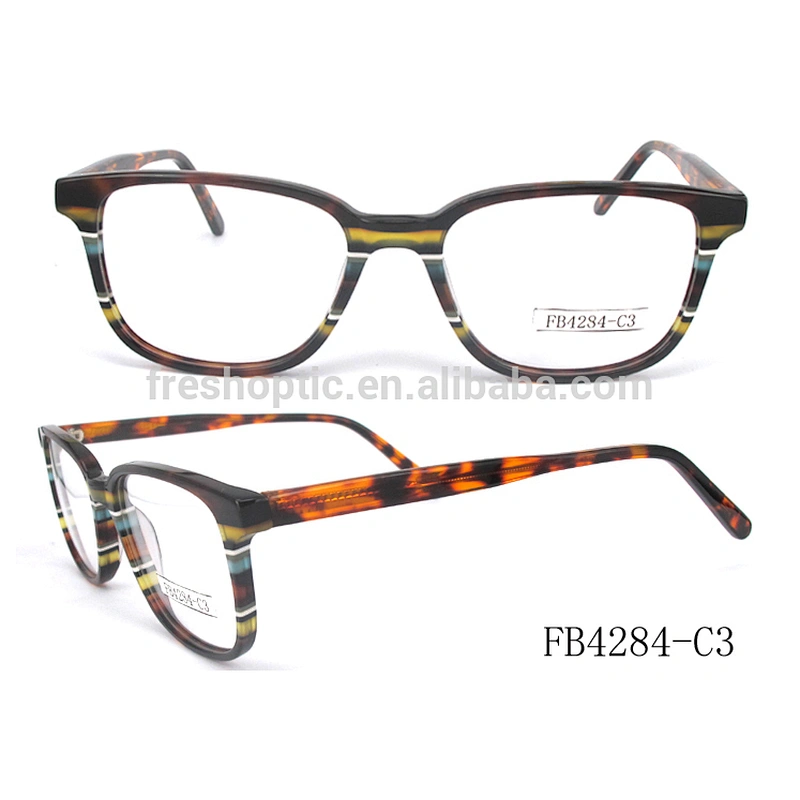 FB4284 Acetate reading glasses fashion optical frames italian eyewear for women