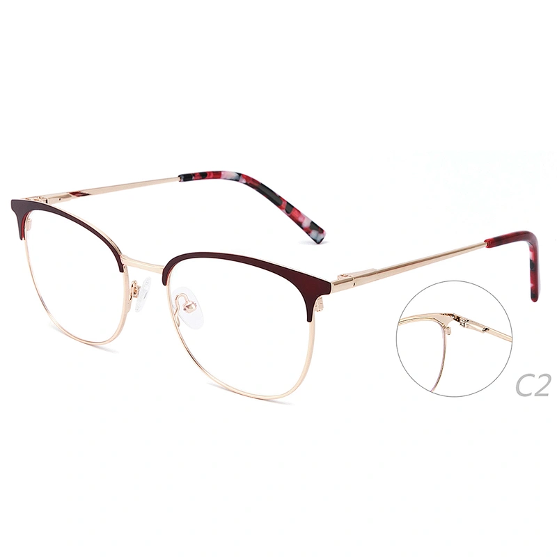 Latest China low MOQ new metal optical frames ready to ship