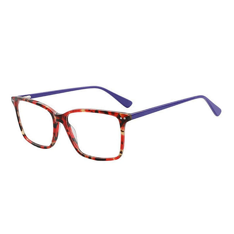LG096 Acetate lamination stripe color fashionable euramerican optical frames women style Ready goods