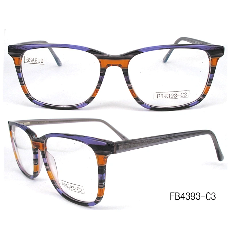 FB4393 Acetate Cheap prescription glasses full rim fashion eyewear eyeglasses frame