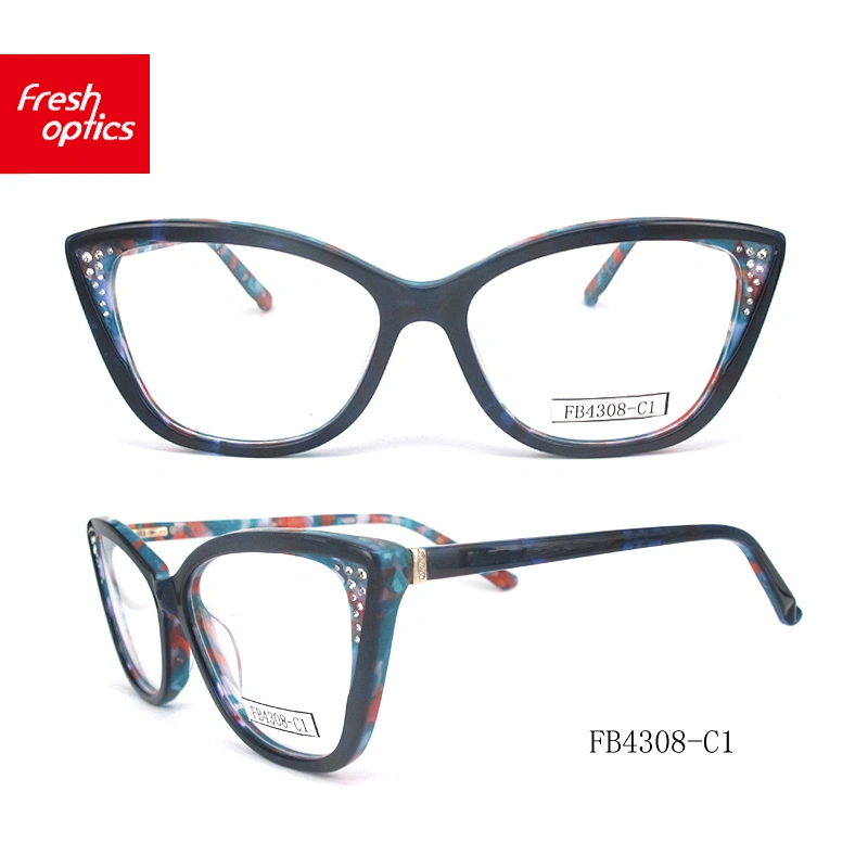 FB4308 Best quality cellulose acetate frames supplier eyewear optical frame