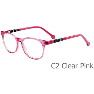 2020 popular round pink acetate optical eyeglasses frames for kids
