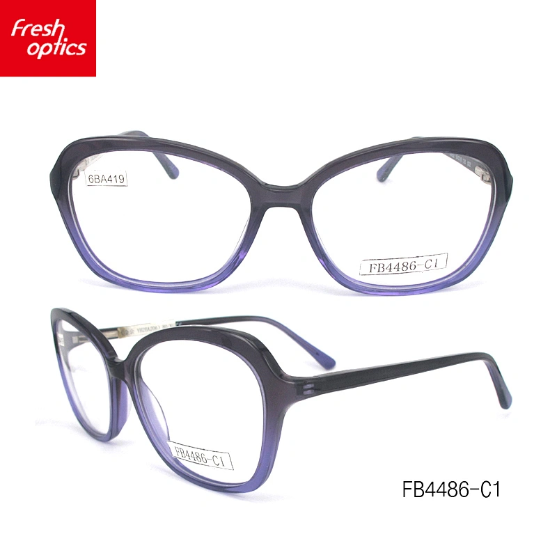 FB4286 acetate material optic eyeglasses frame western style reading glasses