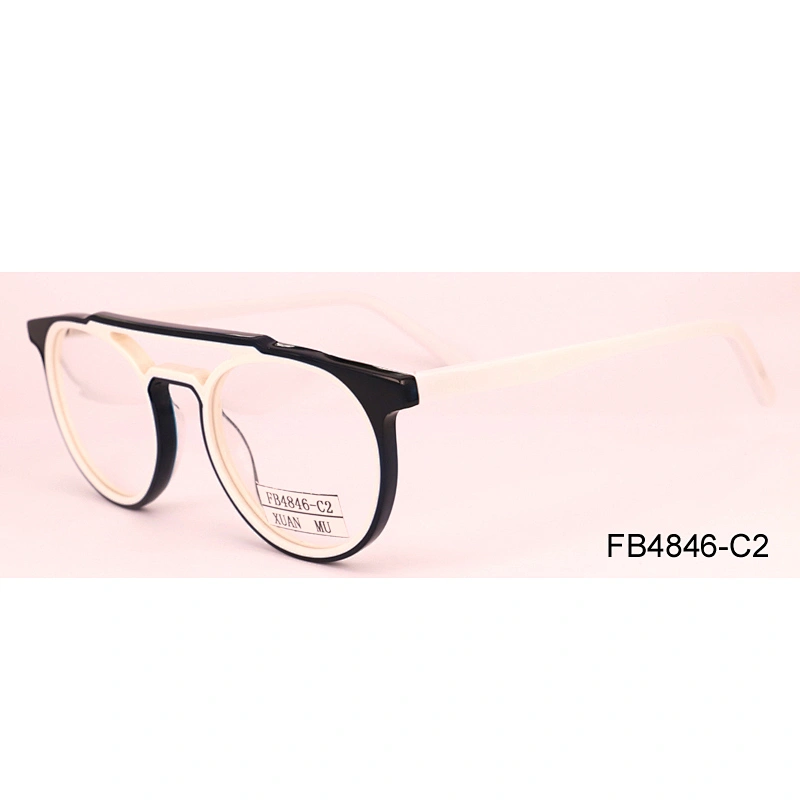 FB4846 Wholesales reading glasses acetate material optic eyeglasses frame