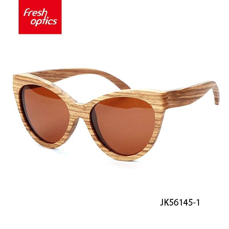JK56145 Cheap price kids bamboo sunglasses wood eyewear