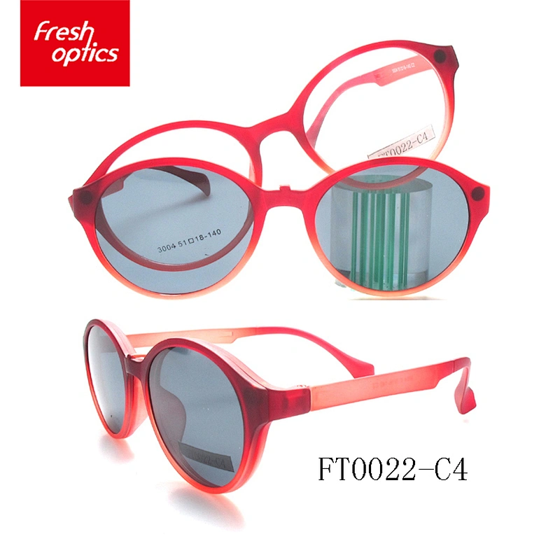 Stock goods TR90 clip on sunglasses polarized lenses