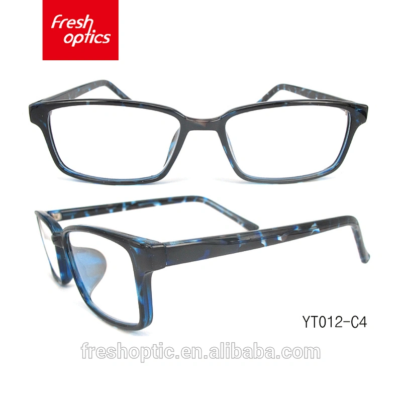 YT012 2018 Korean optical frames wholesale hand polished china glasses