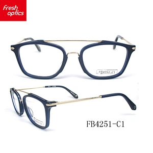 FB4251 special metal temple eyeglasses frame top sell metallic eyeglasses optical frames