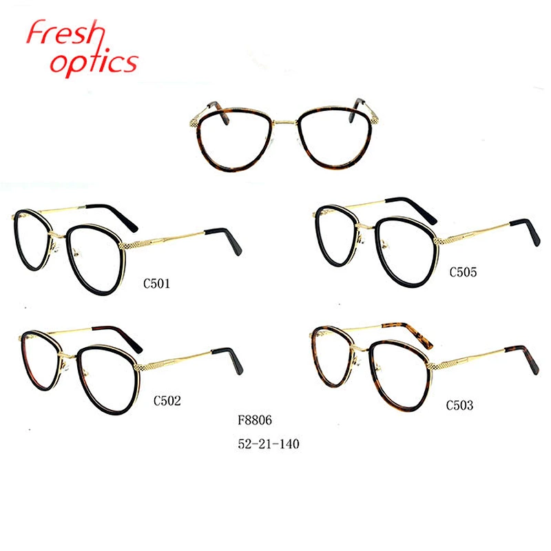 Best selling durable using ladies acetate fashion eyeglass frame
