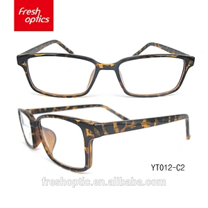 YT012 2018 Korean optical frames wholesale hand polished china glasses
