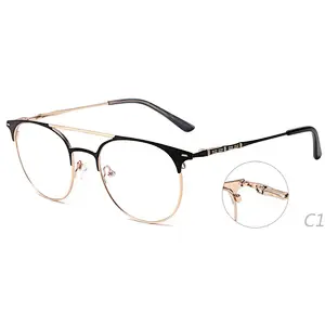 wholesale ready to ship round metal optical frame eyeglasses for women