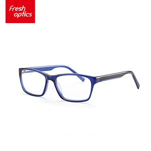 FB3784 OEM Acetate Unisex Optical Glasses With Width Temple