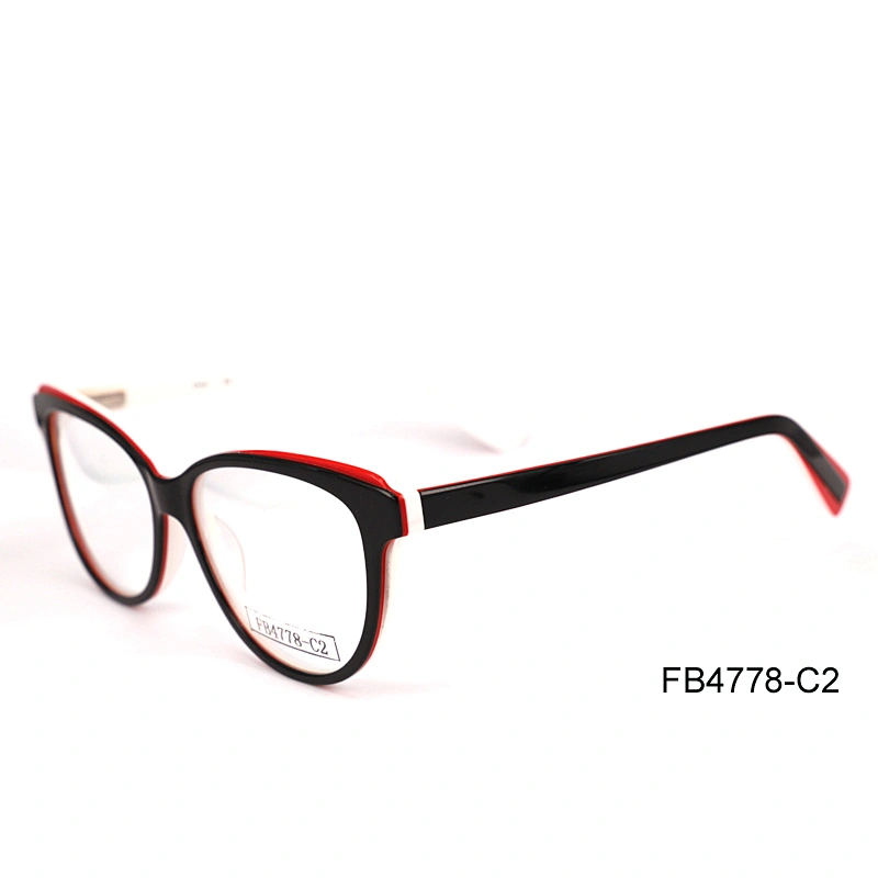 FB4778 Acetate lamination stripe color fashionable euramerican optical frames women style