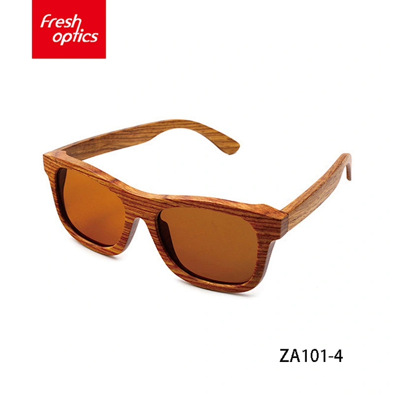 ZA101 American brand high quality wood sunglasses bulk wooden sunglasses custom logo