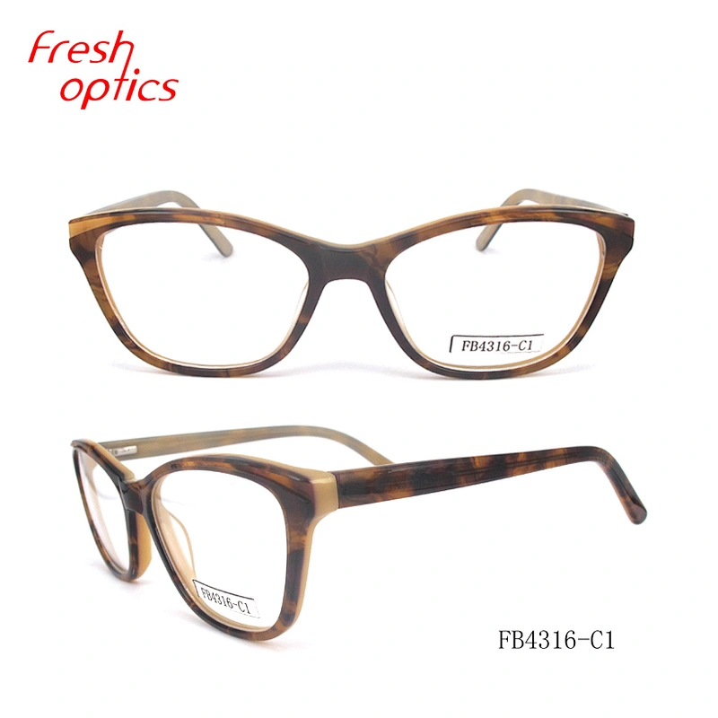 FB4316 Prescription acetate material glasses frames manufacturer china wholesale glasses