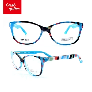 Italy Designer Wholesale Colorful Acetate Eyewear Optical Frame Glasses 2017 With ODM OEM