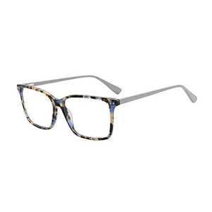 LG096 Acetate lamination stripe color fashionable euramerican optical frames women style Ready goods