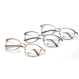 Clear lenses mens soft vintage round metal eye glasses optical frames 1 piece 2019