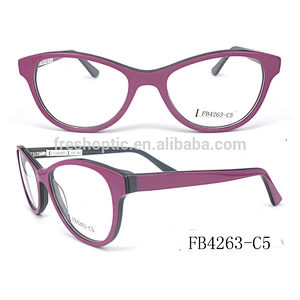 FB4263 China wholesale optical eyeglasses frame acetate eyeglasses frame