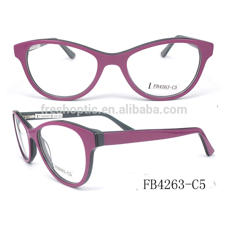 FB4263 China wholesale optical eyeglasses frame acetate eyeglasses frame