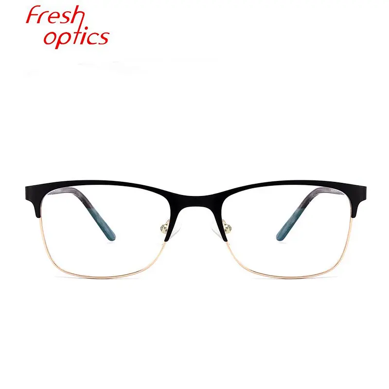 Custom square shape metal optical frames ready to ship