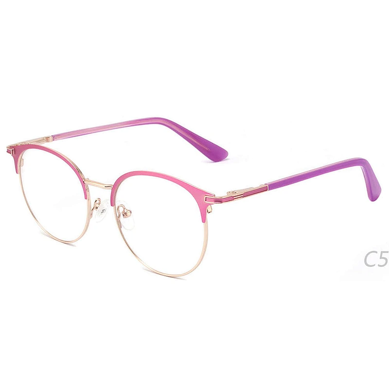 Factory good sale ready stock round metal optical eyewear frames eyeglasses
