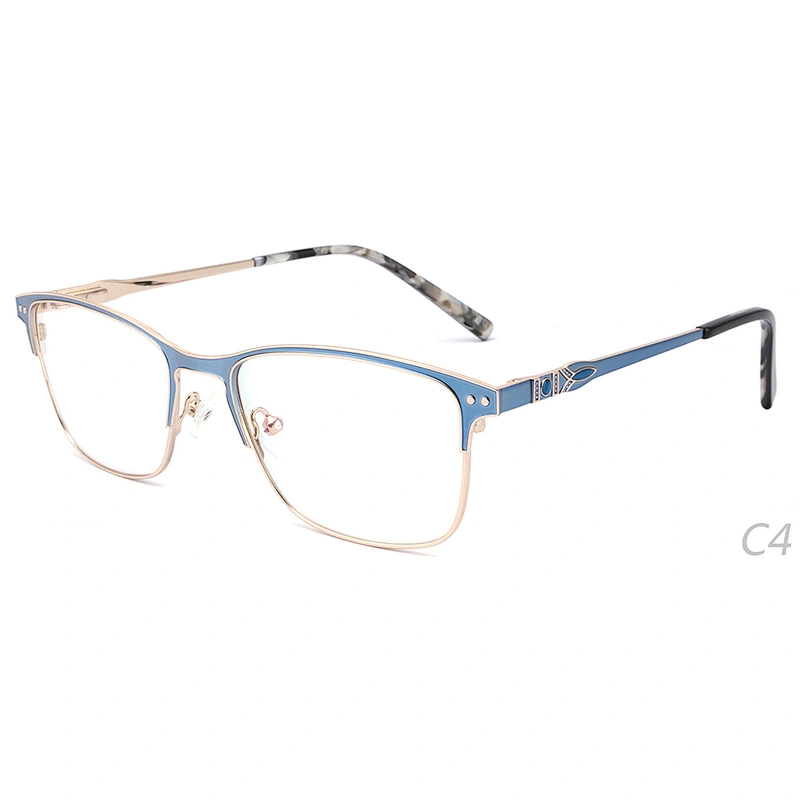 Manufacture new design fashion cheap metal optical eye glasses frames ready stock