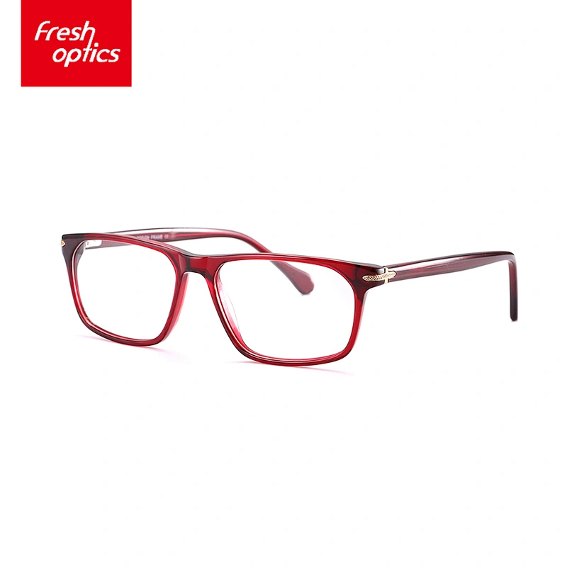 FB3777 Red Acetate New Model Optical Frames With OEM Service