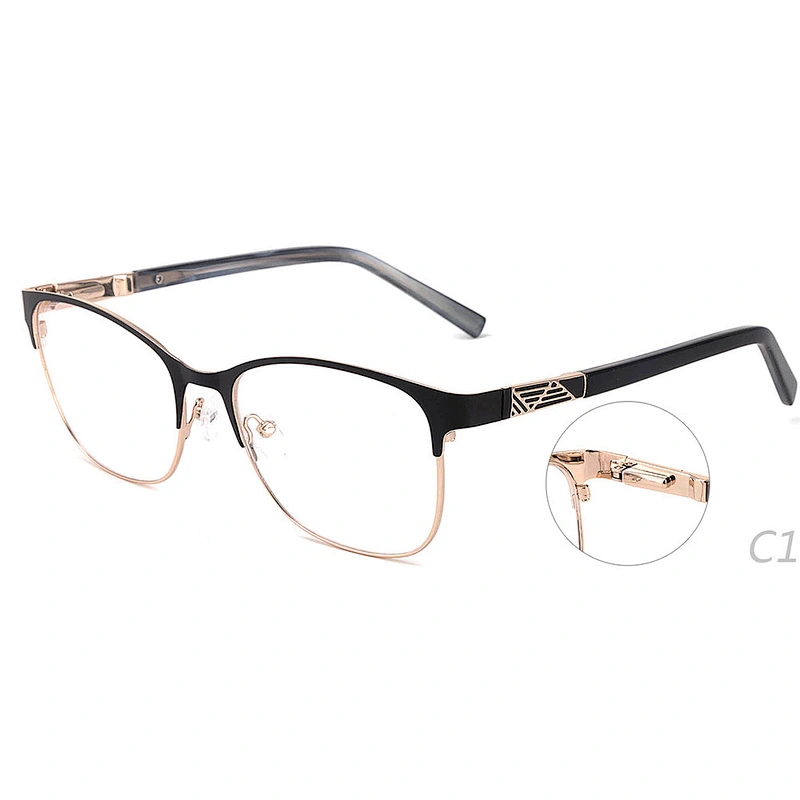 wholesale high quality ready stock prescription glasses metal optical frames