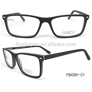 FB4391 Acetate wooden frame att optical frames classic model wholesale reading glasses for men