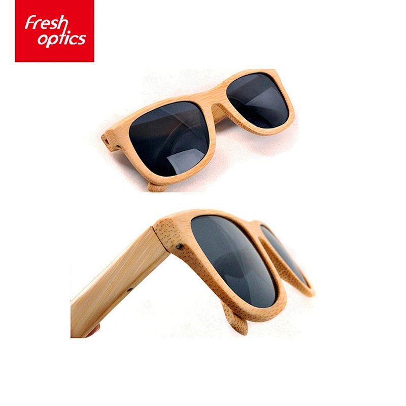 D1003 Primary Colors Bamboo Wood Sunglasses, Natural Wood Sunglasses