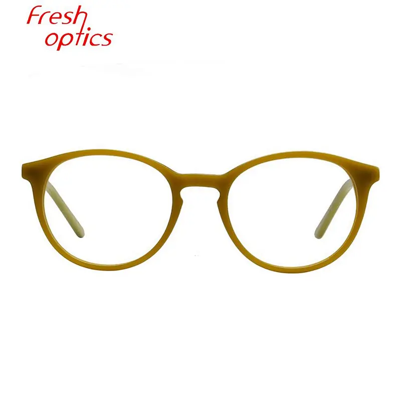 2020 latest design round acetate optical eye glasses frames for kids