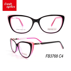 FB3768 Acetate Young People Trend Heat Optical Frames