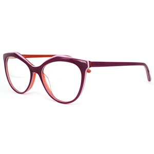 FB5391 Latest model spectacle frame italian eyewear brands new trend acetate eyewear