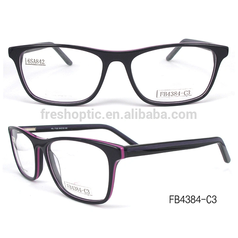 FB4384 spectacles glasses acetate frames optical eyeglasses cheap price in China