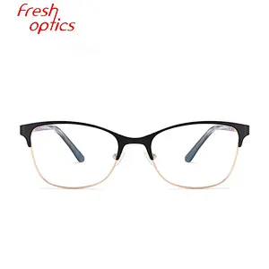 Factory wholesale popular ready stock metal optical frames eyewear