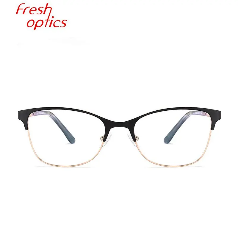 Factory wholesale popular ready stock metal optical frames eyewear