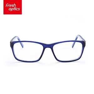 FB3784 OEM Acetate Unisex Optical Glasses With Width Temple