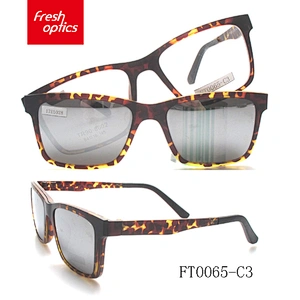 FT0065 High Quality Clip On Sunglasses For Women Fashion
