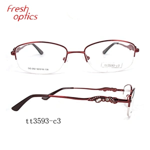 European standard diamond matel optical frames wholesale 2019