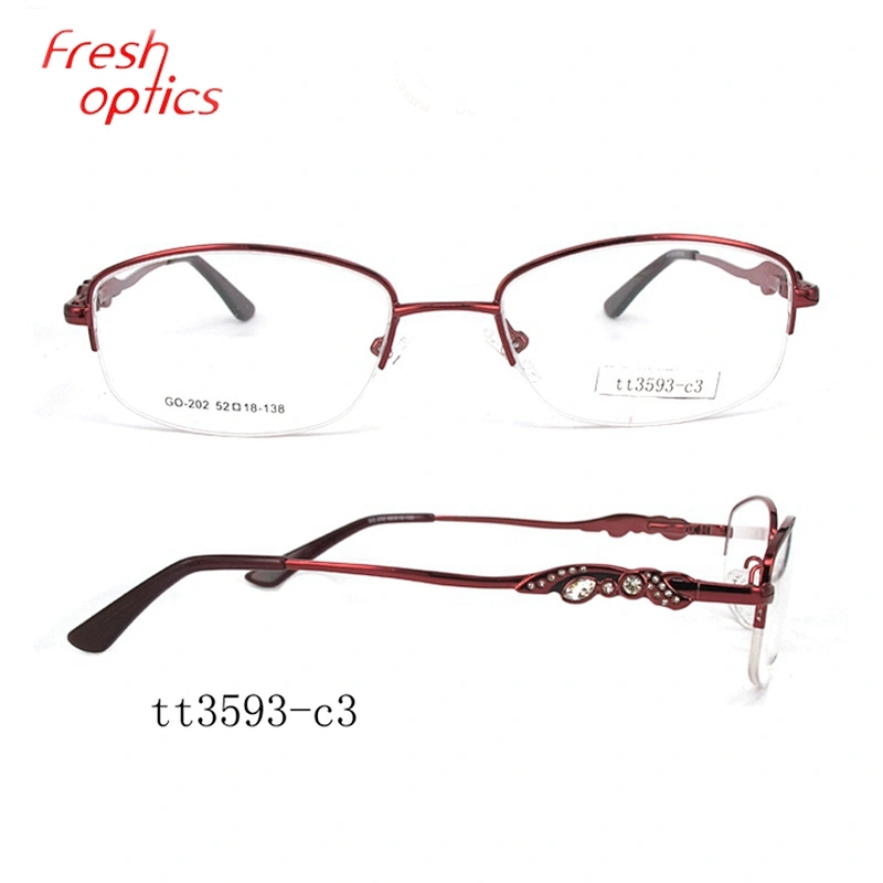 European standard diamond matel optical frames wholesale 2019