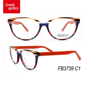 OEM Customized Colorful FDA Unisex Acetate Eyeglasses